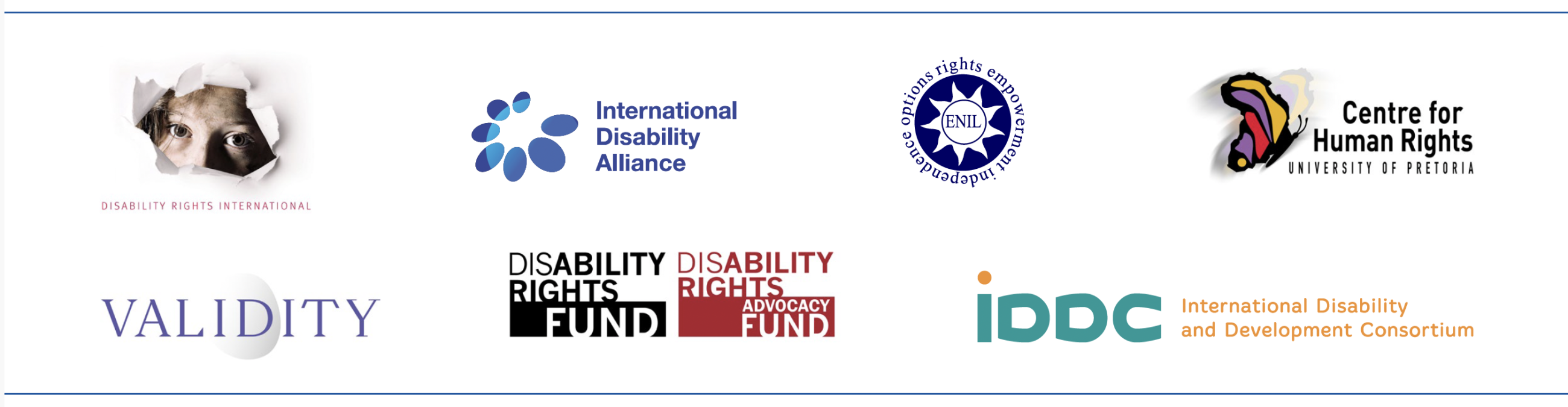 COVID-19 Disability Rights Monitor Logos